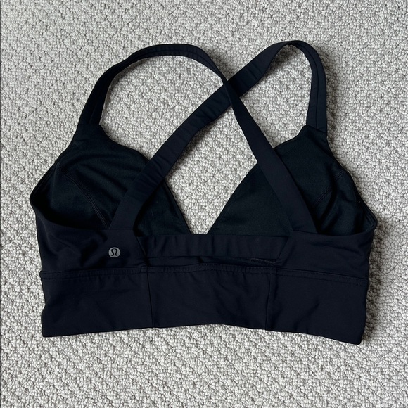 Lululemon Athletic Black Cross-Strap Bra - Picture 4 of 5